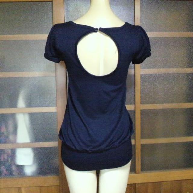 INGNI/イングネイビーパフ袖 トップス < ブランド INGNI/イングネイビーパフ袖 トップス < ブランドの