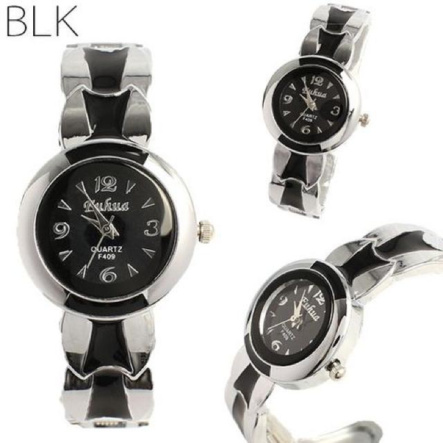 ★ツートンカラースタイリッシュバングル時計レディースAV031BK < 女性アクセサリー/時計  ★ツートンカラースタイリッシュバングル時計レディースAV031BK  < 女性アクセサリー/時計の