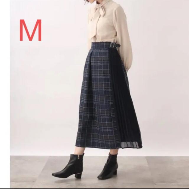 新品 grove モール チェック サイド プリーツスカート  M < 女性ファッション  新品 grove モール チェック サイド プリーツスカート  M  < 女性ファッションの