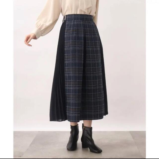 新品 grove モール チェック サイド プリーツスカート  M < 女性ファッション  新品 grove モール チェック サイド プリーツスカート  M < 女性ファッションの