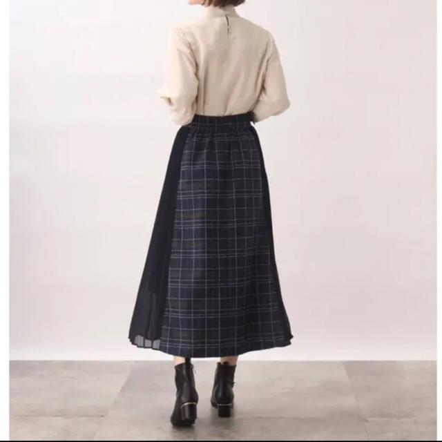 新品 grove モール チェック サイド プリーツスカート  M < 女性ファッション  新品 grove モール チェック サイド プリーツスカート  M < 女性ファッションの