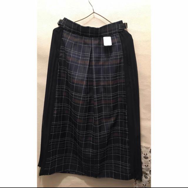 新品 grove モール チェック サイド プリーツスカート  M < 女性ファッション  新品 grove モール チェック サイド プリーツスカート  M < 女性ファッションの