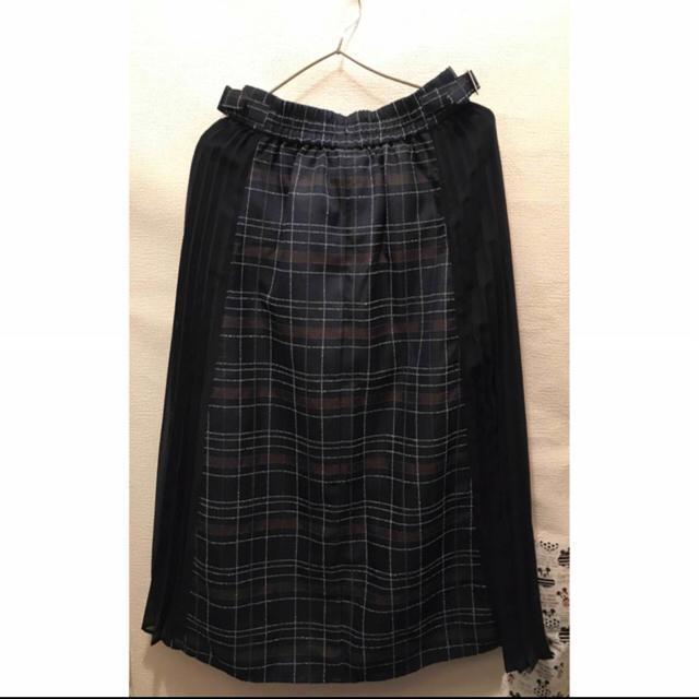 新品 grove モール チェック サイド プリーツスカート  M < 女性ファッション  新品 grove モール チェック サイド プリーツスカート  M < 女性ファッションの
