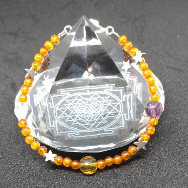 金運☆シトリン&アメジスト&水晶&琥珀☆(16~17a) < 女性アクセサリー/時計 金運☆シトリン&アメジスト&水晶&琥珀☆(16~17a) < 女性アクセサリー/時計の