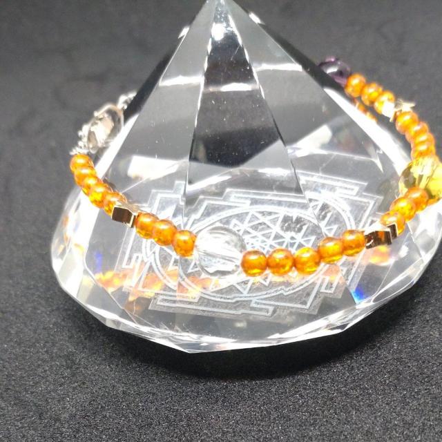 金運☆シトリン&アメジスト&水晶&琥珀☆(16~17a) < 女性アクセサリー/時計 金運☆シトリン&アメジスト&水晶&琥珀☆(16~17a) < 女性アクセサリー/時計の