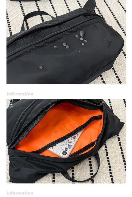 新品 ワンショルダー ボディバッグ ブラック < 男性ファッション  新品 ワンショルダー ボディバッグ ブラック < 男性ファッションの