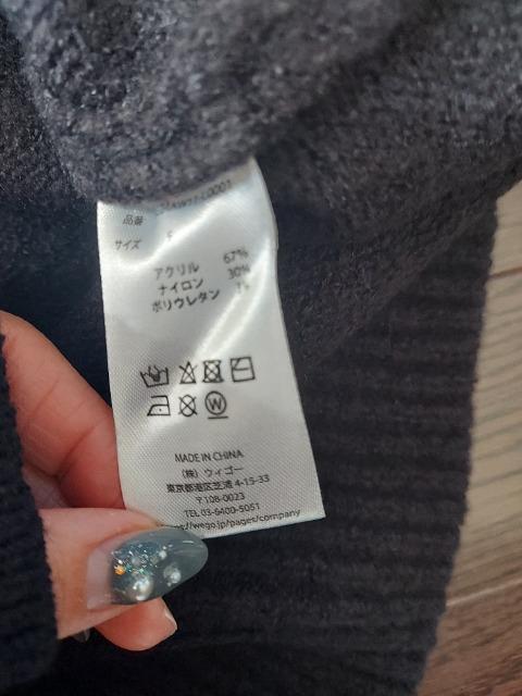 ANGIEオーバーサイズ ハイネック ニットプルオーバー < 女性ファッション  ANGIEオーバーサイズ ハイネック ニットプルオーバー < 女性ファッションの