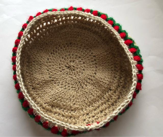 ハンドメイド 大きなかご 麻ひも 並んだ♪並んだ♪真っ赤なチューリップ♪ < 女性ファッション  ハンドメイド 大きなかご 麻ひも 並んだ♪並んだ♪真っ赤なチューリップ♪  < 女性ファッションの