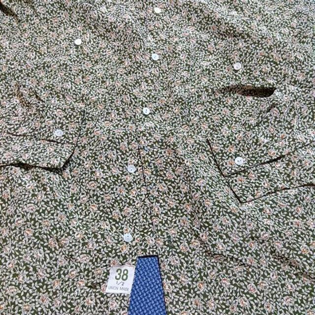 SECT-TWO de JOHN 総柄 花柄 長袖シャツ 40 381/2 レトロ 個性的 派手 古着屋 中古 メンズ < 男性ファッション  SECT-TWO de JOHN 総柄 花柄 長袖シャツ 40 381/2 レトロ 個性的 派手 古着屋 中古 メンズ < 男性ファッションの