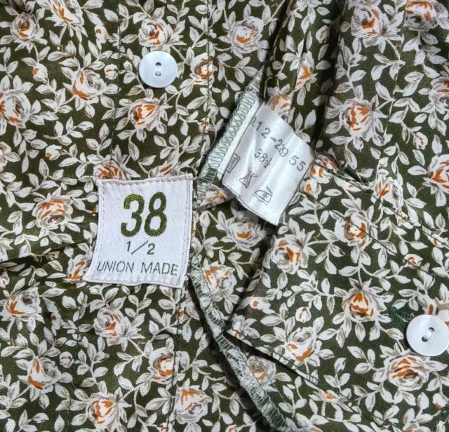 SECT-TWO de JOHN 総柄 花柄 長袖シャツ 40 381/2 レトロ 個性的 派手 古着屋 中古 メンズ < 男性ファッション  SECT-TWO de JOHN 総柄 花柄 長袖シャツ 40 381/2 レトロ 個性的 派手 古着屋 中古 メンズ < 男性ファッションの
