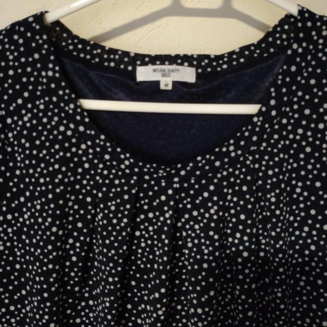NATURALBEAUTY ドット柄チュニック < ブランド NATURALBEAUTY ドット柄チュニック < ブランドの