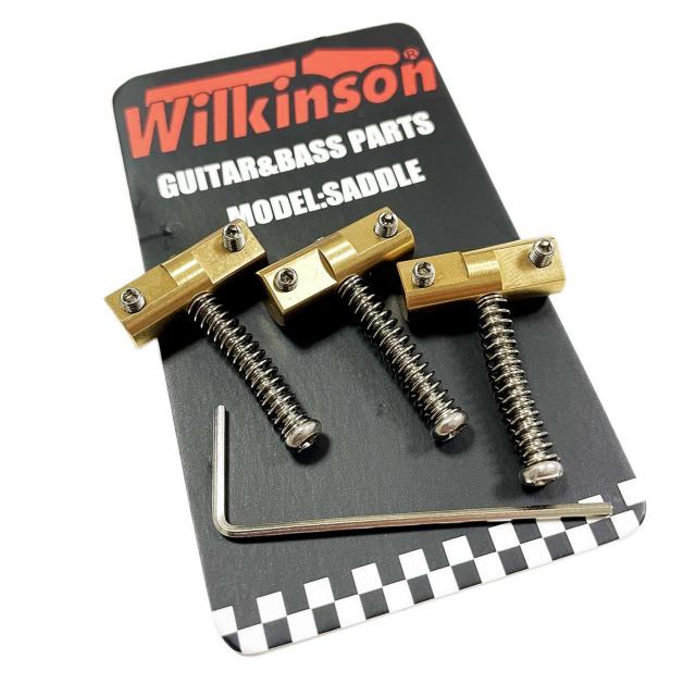 Wilkinson テレキャスター用 弦長補正付きブラス製サドル 10.5mm < ホビー  Wilkinson テレキャスター用 弦長補正付きブラス製サドル 10.5mm  < ホビーの