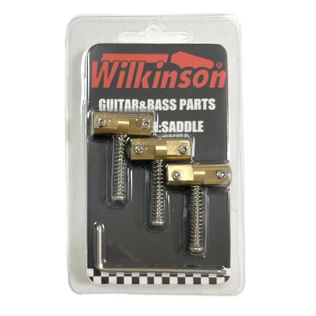 Wilkinson テレキャスター用 弦長補正付きブラス製サドル 10.5mm < ホビー  Wilkinson テレキャスター用 弦長補正付きブラス製サドル 10.5mm < ホビーの