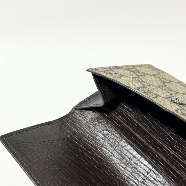 Gucci GGスプリーム 115052 1502 キャンバス 二つ折り財布 ベージュ < ブランド Gucci GGスプリーム 115052 1502 キャンバス 二つ折り財布 ベージュ < ブランドの