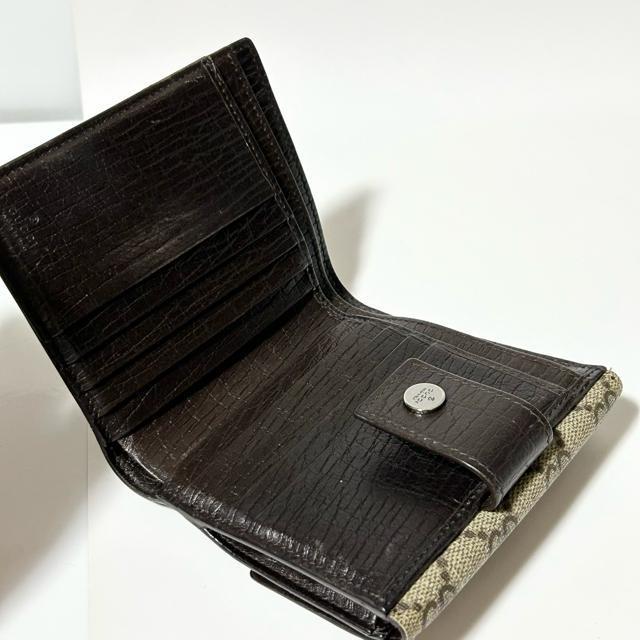 Gucci GGスプリーム 115052 1502 キャンバス 二つ折り財布 ベージュ < ブランド Gucci GGスプリーム 115052 1502 キャンバス 二つ折り財布 ベージュ < ブランドの