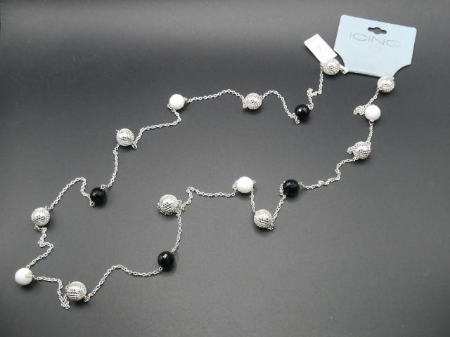 新品ICINGアンティーク調ボールビーズチェーンロングネックレス < 女性アクセサリー/時計 新品ICINGアンティーク調ボールビーズチェーンロングネックレス < 女性アクセサリー/時計の