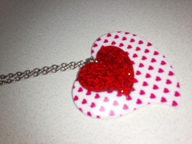 可愛い(*^o^*)ハート型ネックレス★ < 女性アクセサリー/時計  可愛い(*^o^*)ハート型ネックレス★ < 女性アクセサリー/時計の