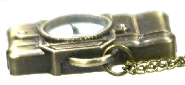 カメラ型 懐中時計 ネックレス アンティークゴールド ペンダント トップ モチーフ ウォッチ おしゃれ カジュアル オールシーズン < 男性アクセサリー/時計  カメラ型 懐中時計 ネックレス アンティークゴールド ペンダント トップ モチーフ ウォッチ おしゃれ カジュアル オールシーズン < 男性アクセサリー/時計の