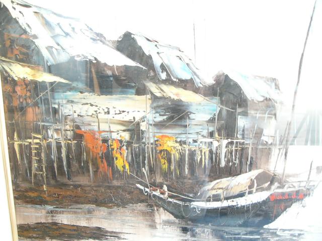 風景 油絵 86×55cm 作者不明 ◆即決! < ホビー 風景 油絵 86×55cm 作者不明 ◆即決! < ホビーの