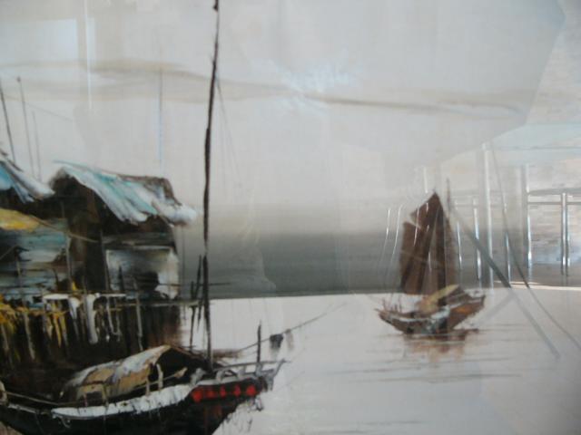 風景 油絵 86×55cm 作者不明 ◆即決! < ホビー 風景 油絵 86×55cm 作者不明 ◆即決! < ホビーの