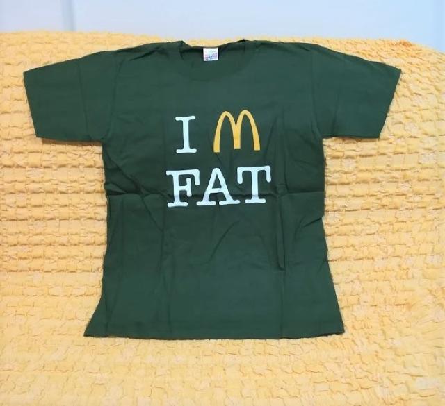 I’m FAT★おもしろTシャツ★モスグリーン★緑★XL★ < 男性ファッション  I’m FAT★おもしろTシャツ★モスグリーン★緑★XL★  < 男性ファッションの