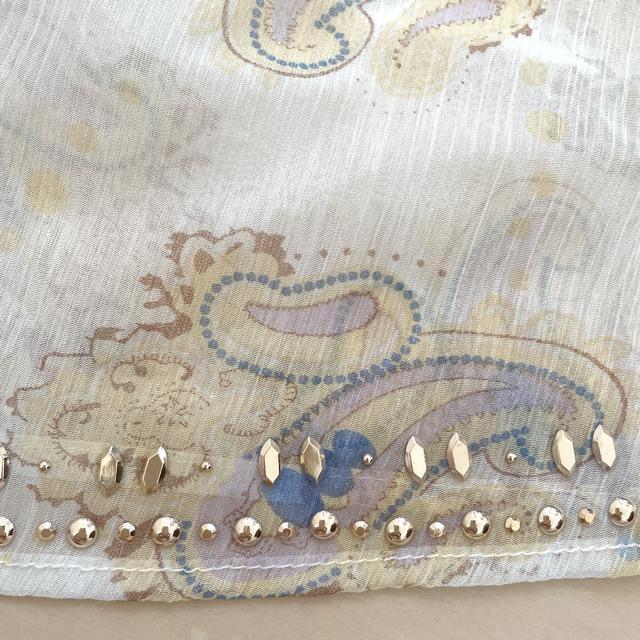 新品 one way タッセル タイネック ビーズ刺繍 シフォンブラウス < 女性ファッション  新品 one way タッセル タイネック ビーズ刺繍 シフォンブラウス < 女性ファッションの