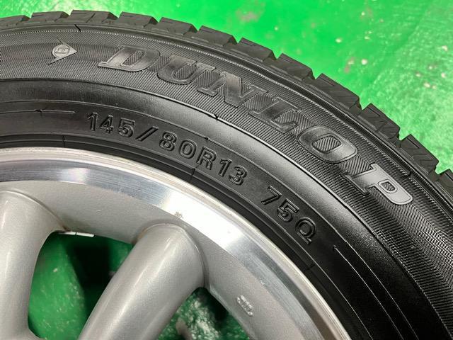 0192023)激安国産スタッドレス中古ダンロップ4本スズキ純正アルミホイールセット軽自動車サイズ145/80R13送料無料 < 自動車/バイク 0192023)激安国産スタッドレス中古ダンロップ4本スズキ純正アルミホイールセット軽自動車サイズ145/80R13送料無料 < 自動車/バイク