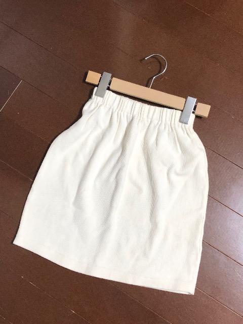美品〈日本製コットン100%〉膝上ミニスカート(ホワイト)Mサイズ < 女性ファッション  美品〈日本製コットン100%〉膝上ミニスカート(ホワイト)Mサイズ  < 女性ファッションの