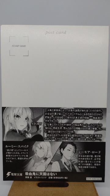 ■非売品■吸血鬼に天国はない 周藤蓮 ポストカード 電撃文庫 ニリツ < ホビー  ■非売品■吸血鬼に天国はない 周藤蓮 ポストカード 電撃文庫 ニリツ < ホビーの