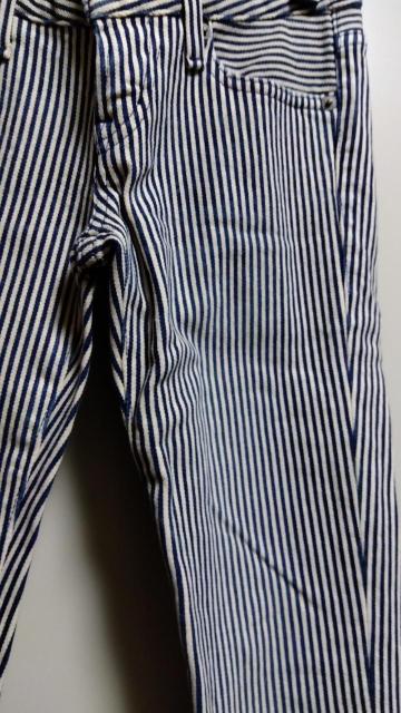 ☆MOUSSYヒッコリーストライプスキニー☆美品23 < ブランド  ☆MOUSSYヒッコリーストライプスキニー☆美品23 < ブランドの