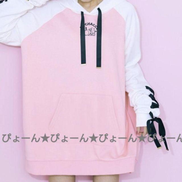 新品タグ8L★お袖レースアップ★ポチャッコチュニ < 女性ファッション  新品タグ8L★お袖レースアップ★ポチャッコチュニ < 女性ファッションの