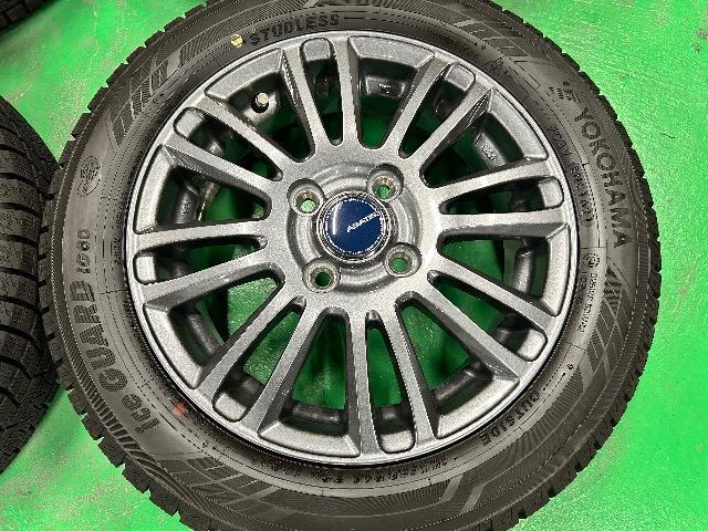 0182621)国産ヨコハマアイスガード中古スタッドレスタイヤ4本美品アルミホイールセット軽自動車サイズ155/65R14送料無料 < 自動車/バイク 0182621)国産ヨコハマアイスガード中古スタッドレスタイヤ4本美品アルミホイールセット軽自動車サイズ155/65R14送料無料 < 自動車/バイク