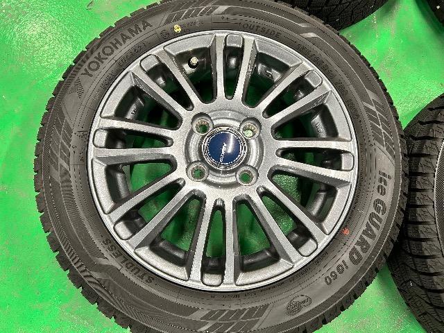 0182621)国産ヨコハマアイスガード中古スタッドレスタイヤ4本美品アルミホイールセット軽自動車サイズ155/65R14送料無料 < 自動車/バイク 0182621)国産ヨコハマアイスガード中古スタッドレスタイヤ4本美品アルミホイールセット軽自動車サイズ155/65R14送料無料 < 自動車/バイク