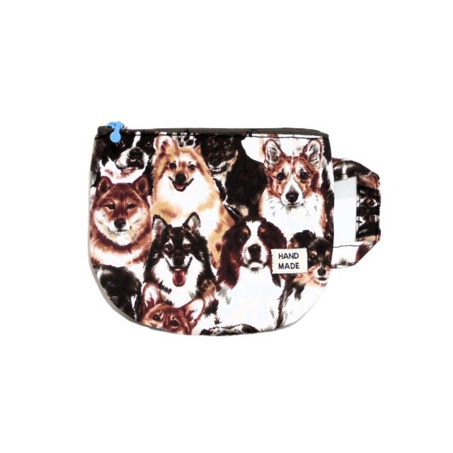 【15p】◆犬犬犬◆ティーカップ型ファスナーポーチ < 女性ファッション  【15p】◆犬犬犬◆ティーカップ型ファスナーポーチ  < 女性ファッションの