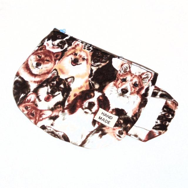 【15p】◆犬犬犬◆ティーカップ型ファスナーポーチ < 女性ファッション  【15p】◆犬犬犬◆ティーカップ型ファスナーポーチ < 女性ファッションの