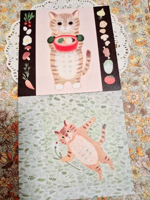 お裾分け☆猫の作家さんメモ2枚☆ < インテリア/ライフ お裾分け☆猫の作家さんメモ2枚☆ < インテリア/ライフの