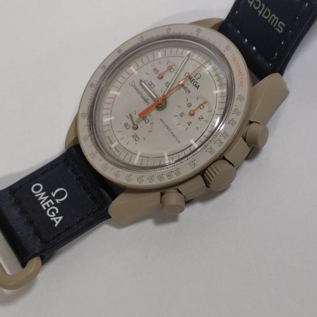 【美品】オメガ×スウォッチMissiononJUPITER < ブランド 【美品】オメガ×スウォッチMissiononJUPITER < ブランドの