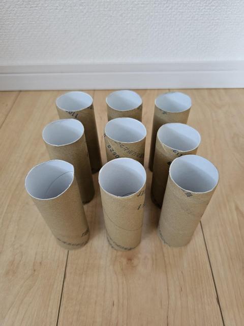 トイレットペーパーの芯(茶色×9本) < インテリア/ライフ トイレットペーパーの芯(茶色×9本) < インテリア/ライフの