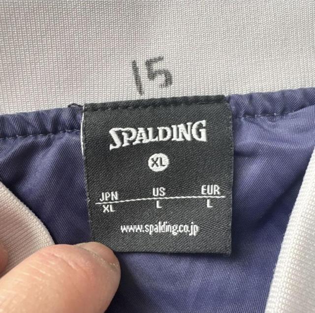 SPALDING 横浜ビーコルセアーズ #15 キーファ・ラベナ選手着用 バンテリン ジャージ 上下セット XL サイン入り < レジャー/スポーツ SPALDING 横浜ビーコルセアーズ #15 キーファ・ラベナ選手着用 バンテリン ジャージ 上下セット XL サイン入り < レジャー/スポーツの