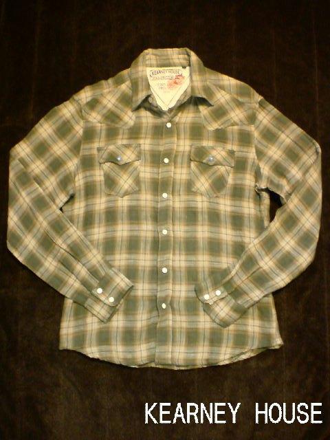 □KEARNEY HOUSE アメカジヴィンテージ チェックシャツ/メンズ・キムタク☆新品 < 男性ファッション □KEARNEY HOUSE アメカジヴィンテージ チェックシャツ/メンズ・キムタク☆新品 < 男性ファッションの