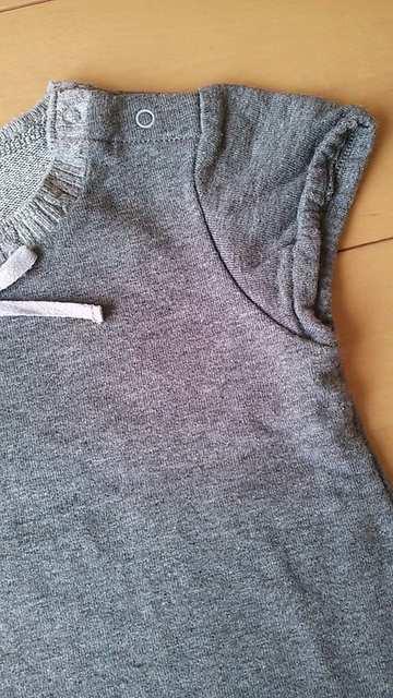 中古ワンピース80グレー★コムサエンジェル < ブランド  中古ワンピース80グレー★コムサエンジェル < ブランドの