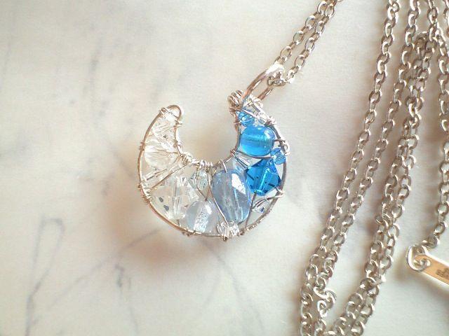 Pave*三日月のペンダント*silver 15009 < 女性ファッション  Pave*三日月のペンダント*silver 15009  < 女性ファッションの