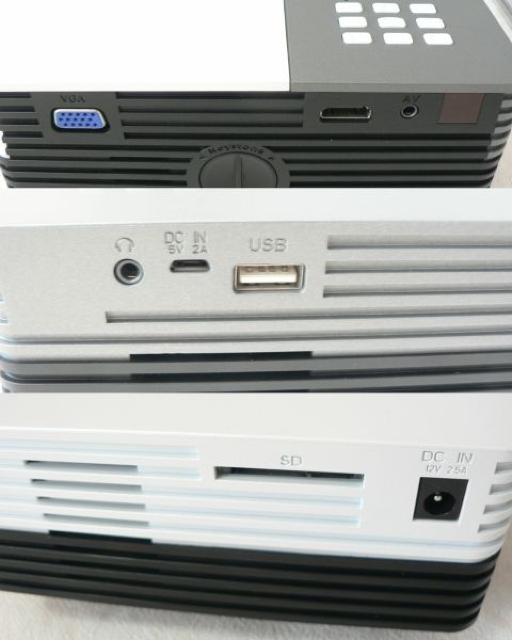 LEDプロジェクター◆ HDMI端子 ・スピーカー内蔵・2電源対応 < 家電/AV  LEDプロジェクター◆ HDMI端子 ・スピーカー内蔵・2電源対応 < 家電/AVの