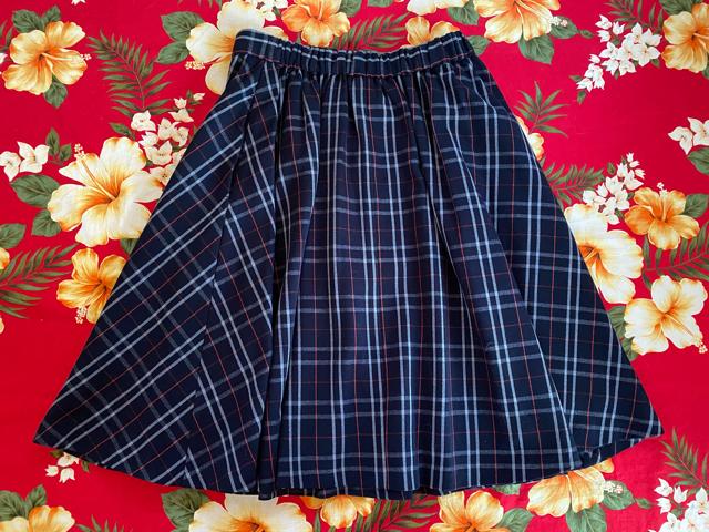 VIS☆ネイビーチェック☆フレアスカート☆ < ブランド  VIS☆ネイビーチェック☆フレアスカート☆ < ブランドの
