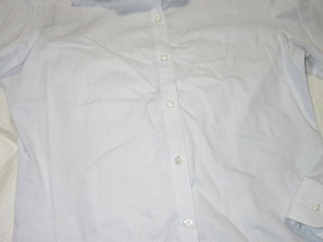 レディース長袖シャツ*細ストライプ(サックス)フォーマル < 女性ファッション  レディース長袖シャツ*細ストライプ(サックス)フォーマル < 女性ファッションの