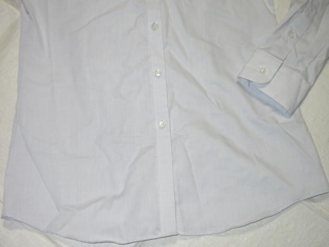 レディース長袖シャツ*細ストライプ(サックス)フォーマル < 女性ファッション  レディース長袖シャツ*細ストライプ(サックス)フォーマル < 女性ファッションの