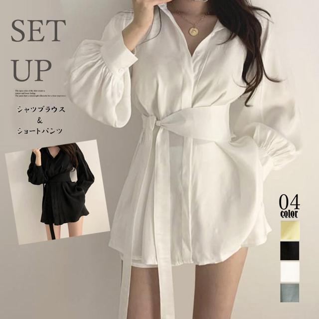 送料無料 新品 セットアップ レディース 春夏 シャツ < 女性ファッション  送料無料 新品 セットアップ レディース 春夏 シャツ  < 女性ファッションの