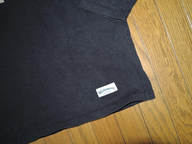 WACKO MARIA ワコマリア 7分丈 ロンTシャツ M 黒 カットソー 背ロゴ LOGO < ブランド  WACKO MARIA ワコマリア 7分丈 ロンTシャツ M 黒 カットソー 背ロゴ LOGO < ブランドの