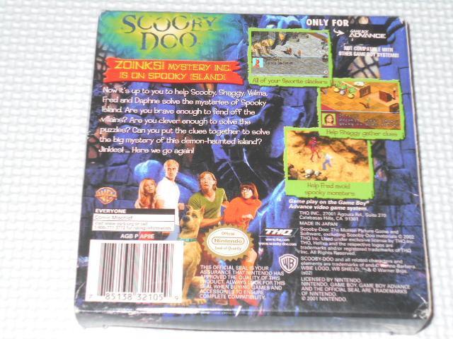 GBA★SCOOBY DOO 海外版 北米版 端子清掃済み ポスター付 < ゲーム本体/ソフト  GBA★SCOOBY DOO 海外版 北米版 端子清掃済み ポスター付 < ゲーム本体/ソフトの