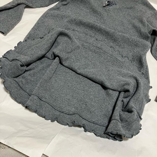 【1円スタート】【ヴィンテージ】【有限会社 キャルグロー】 長袖 チュニック ワンピース グレー < 女性ファッション  【1円スタート】【ヴィンテージ】【有限会社 キャルグロー】 長袖 チュニック ワンピース グレー < 女性ファッションの